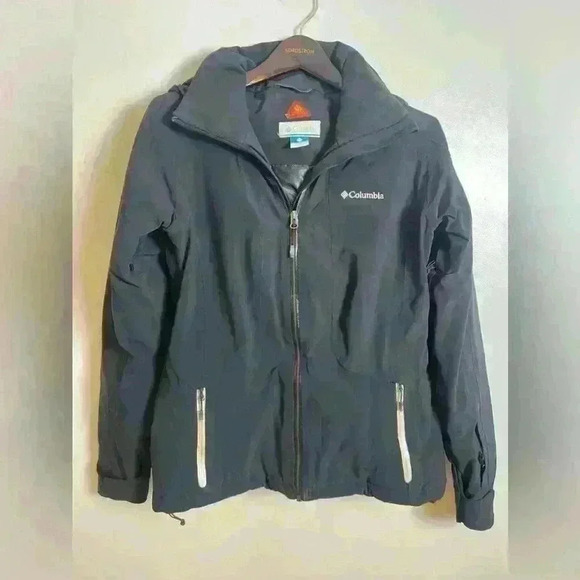 Columbia Women's Hot Thought Jacket Omni Heat Omni Tech Dark Plum Size L - Picture 5 of 11